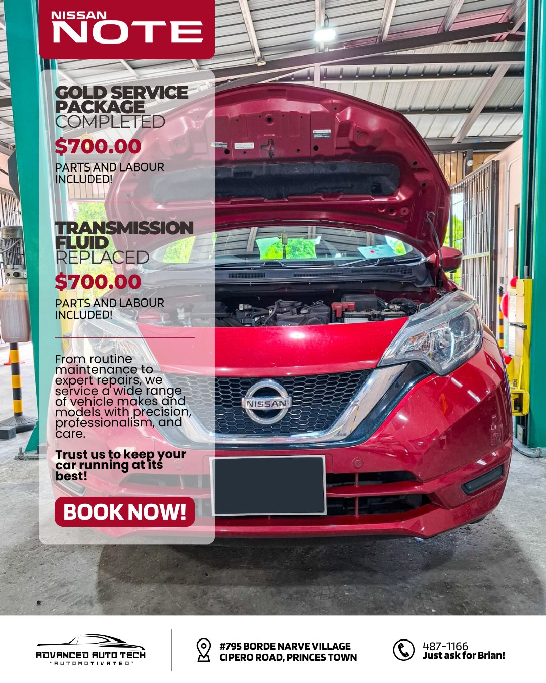 𝐍𝐈𝐒𝐒𝐀𝐍 𝐍𝐎𝐓𝐄... - Advanced Auto Tech & Detailing Services