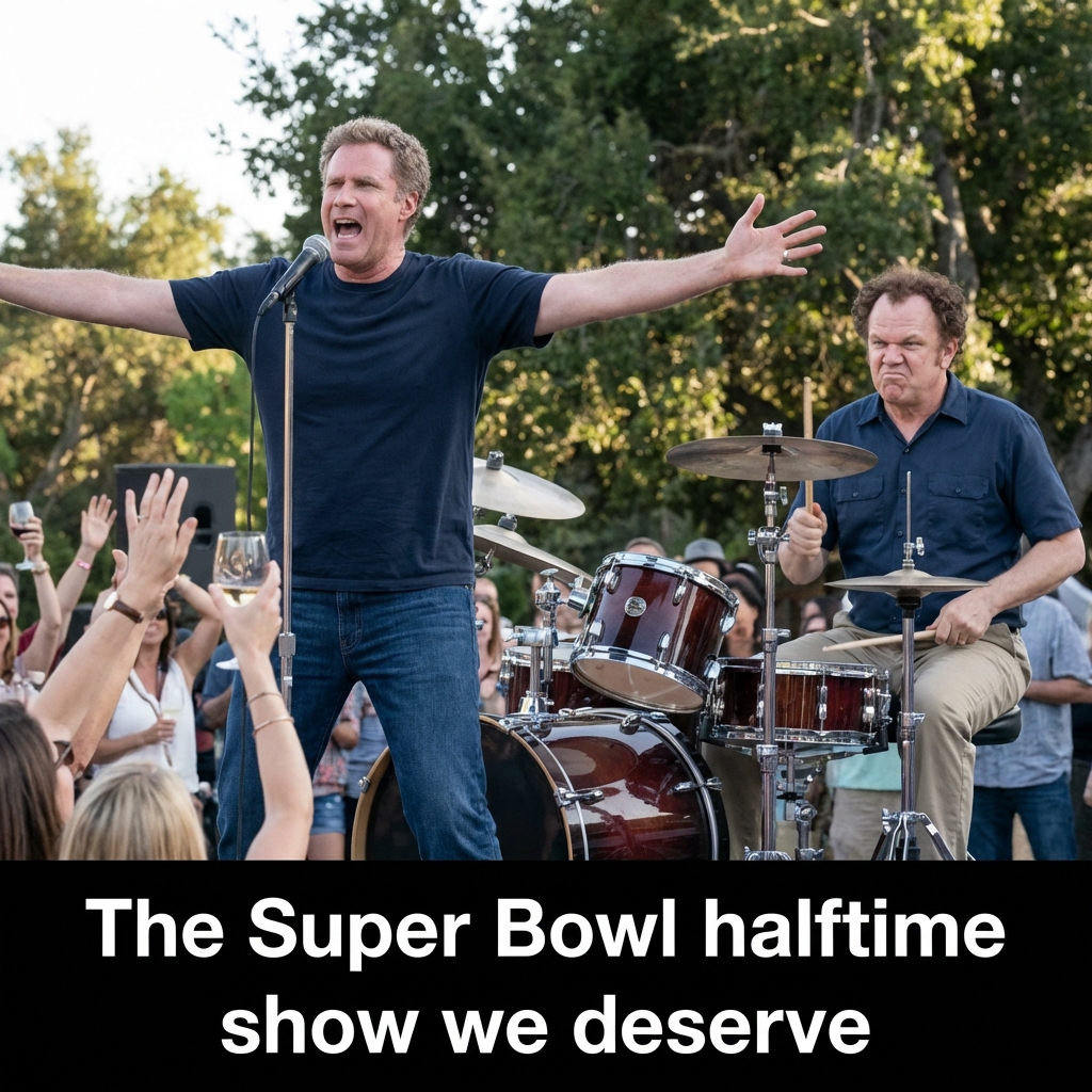Meme - THE ONLY HALFTIME SHOW THAT MAKES SENSE: Will Ferrell, John C ...
