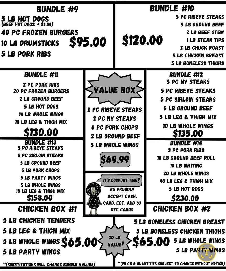 Black - Meats at the Sheep 🐑 We cut it,pack it ,wrap it daily OPEN to ...