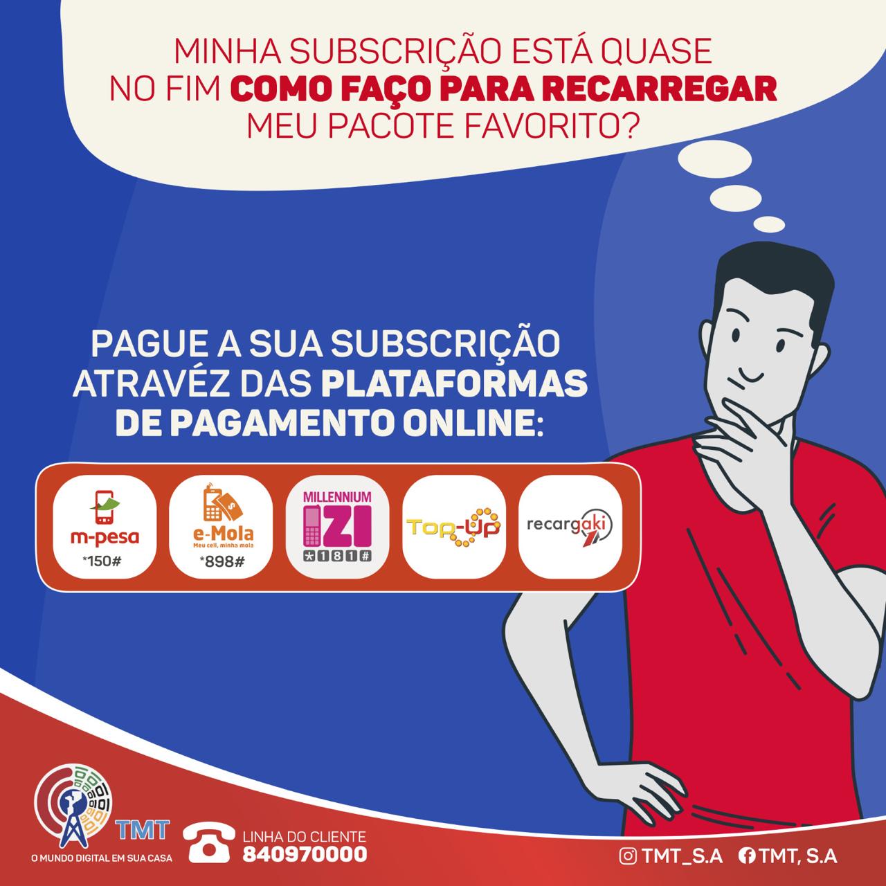 TMT, - 💳 Pague a sua subscrição TMT de forma simples e rápida! Agora ...