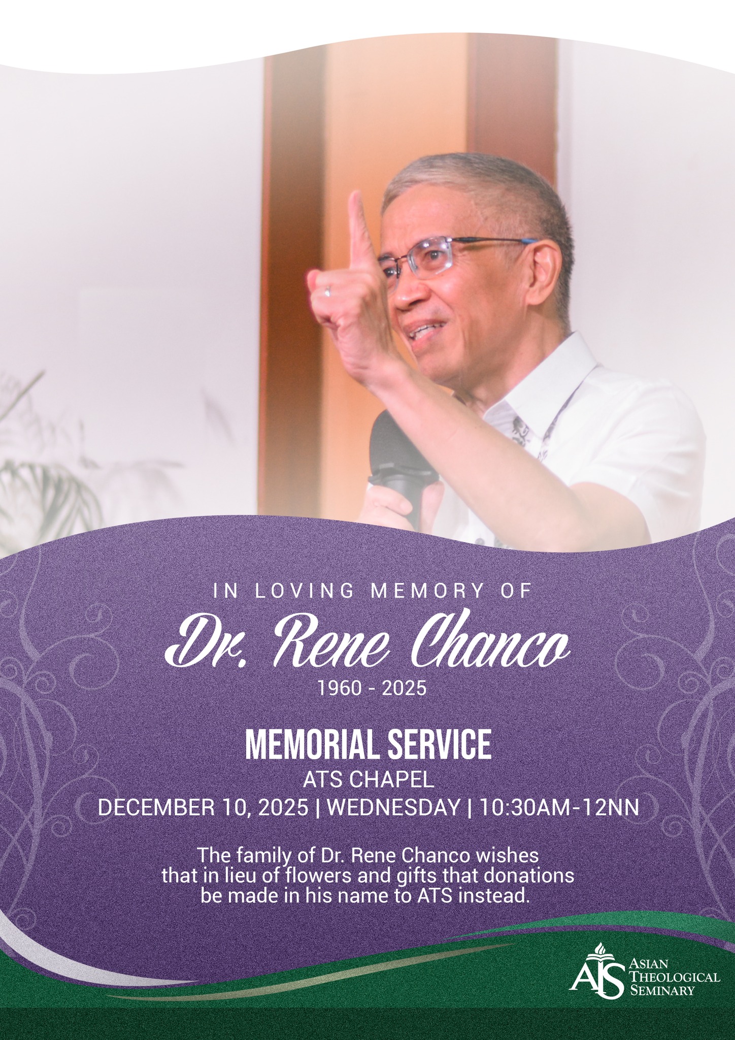 Asian - Join us as we honor and remember 𝐒𝐢𝐫 𝐑𝐞𝐧𝐞 𝐂𝐡𝐚𝐧𝐜𝐨 whose life and ...