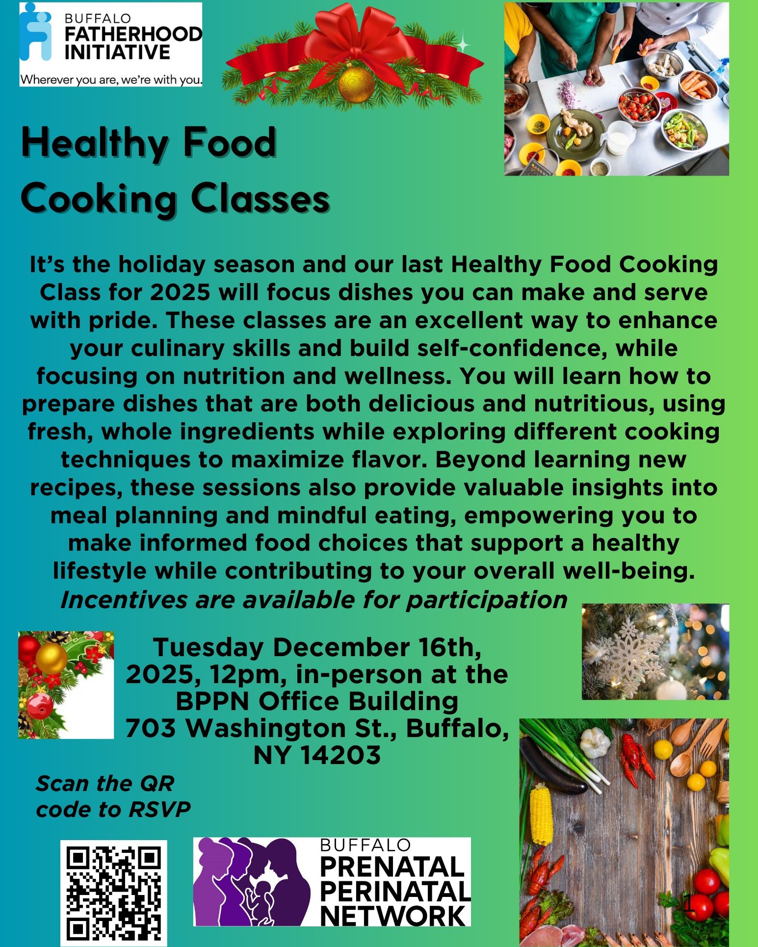 Buffalo - 📣 One Week Away! 🍽️ Join us for our final Healthy Food ...