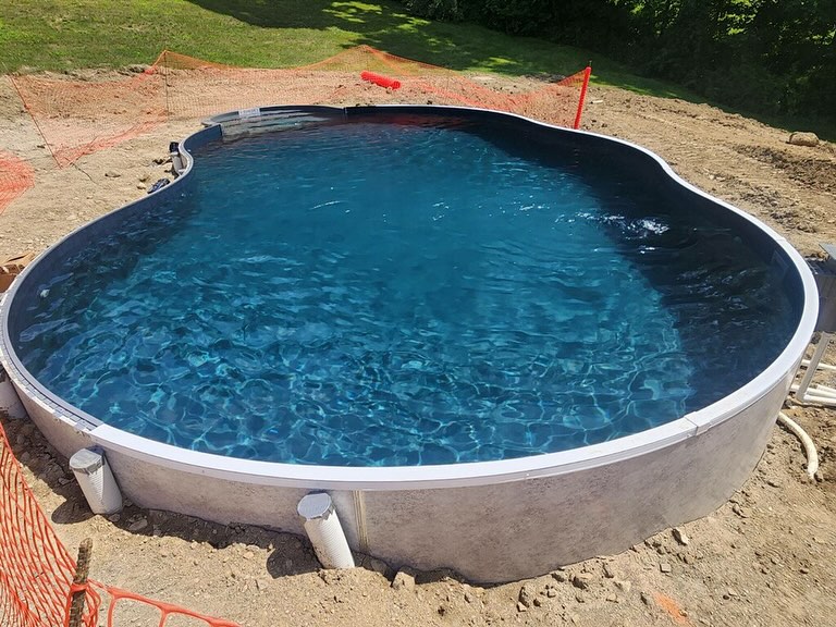 Nejame & Sons - New Versa pool just filled up in Mahopac NY! | Facebook