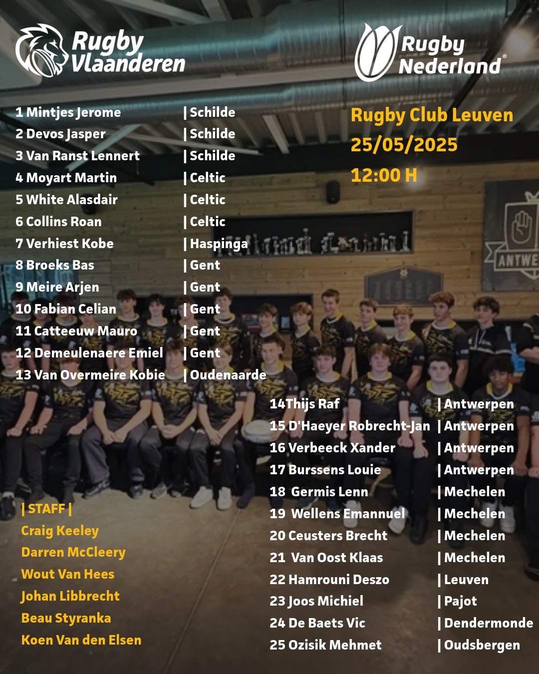 Rugby Mechelen - Op zaterdag 29 april spelen onze foxes hun voorlaatste ...