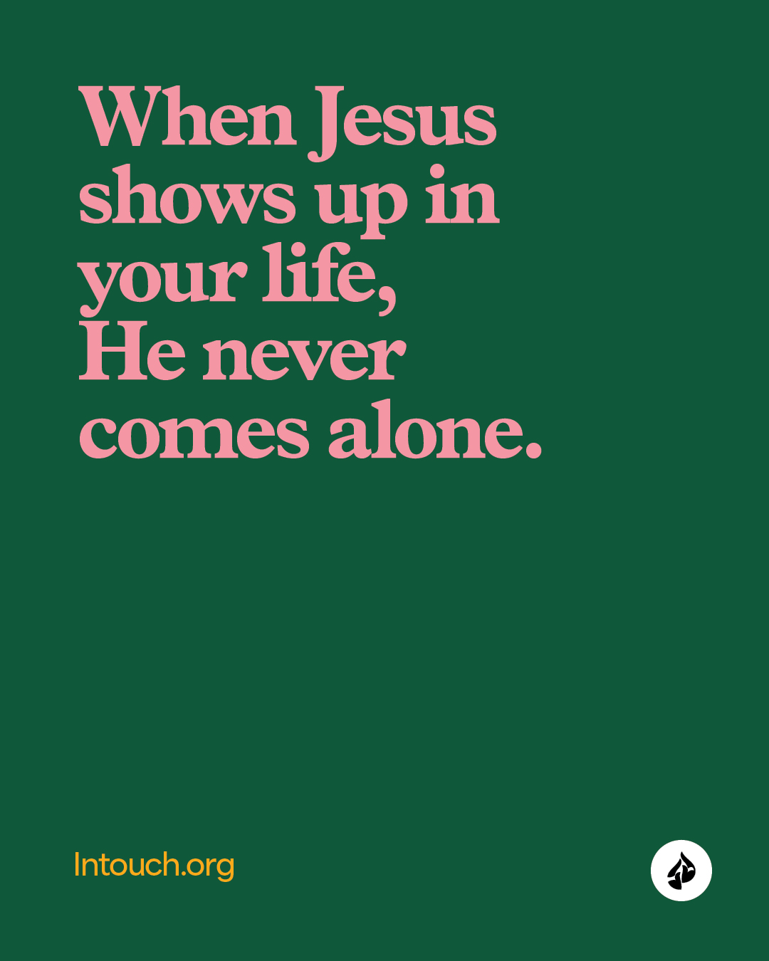In - Sure, Jesus always comes as Himself, talking and acting in His ...