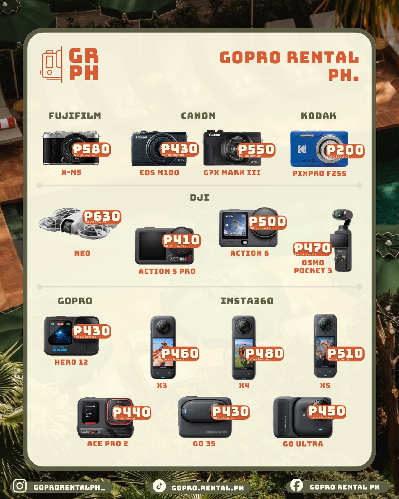 GOPRO RENTAL PH - Your content upgrade starts now! 𝗡𝗲𝘄... | Facebook