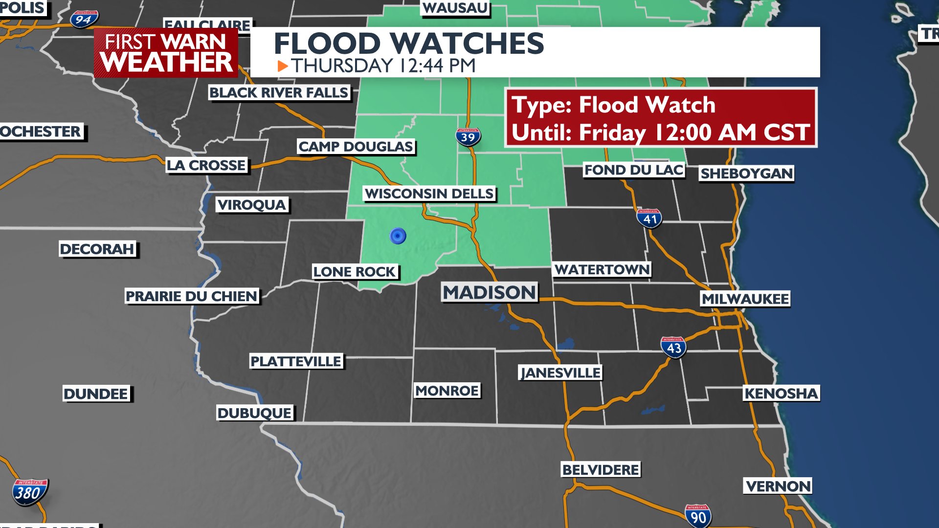 News - A flood watch remains in effect through this evening for a few ...