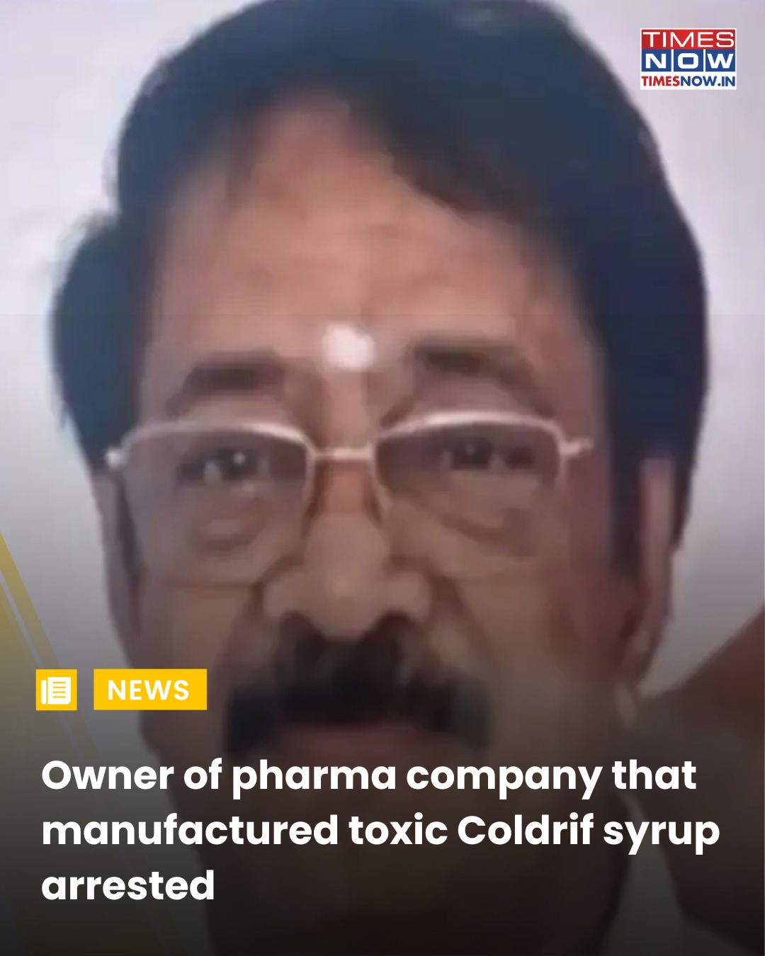 TIMES - The owner of Sresan Pharmaceuticals that manufactured the toxic ...