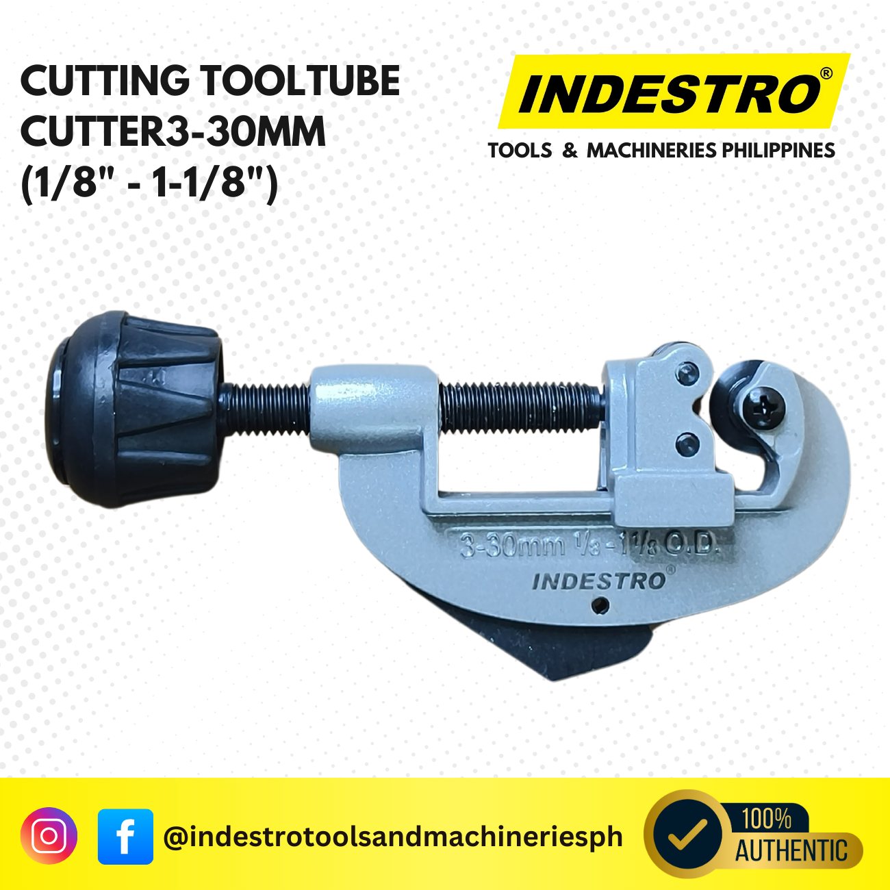 Indestro - ️ Tumpak na Gawa, Tibay na Maaasahan – INDESTRO Tube Cutter ...