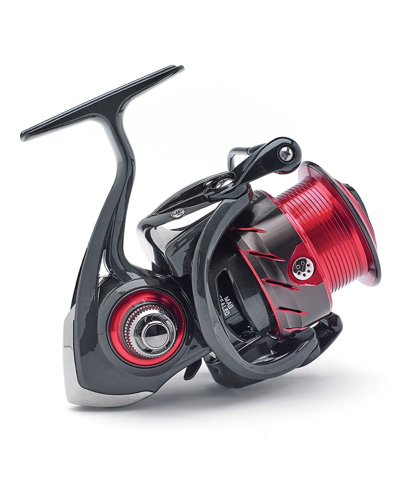 firetiger pattern on fishing lures Fire Tiger Nemo like casts Pro Stealth Seamer Auto and Manual Reaction Tackle Braided Fishing Color:Crimson Crab