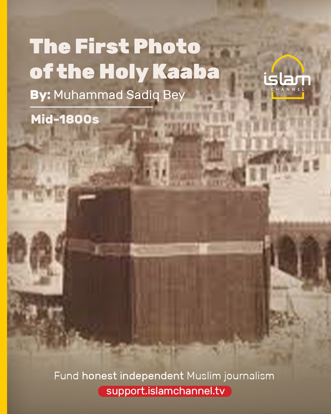 Islam - The first photograph of the Kaaba was captured by Muhammad ...