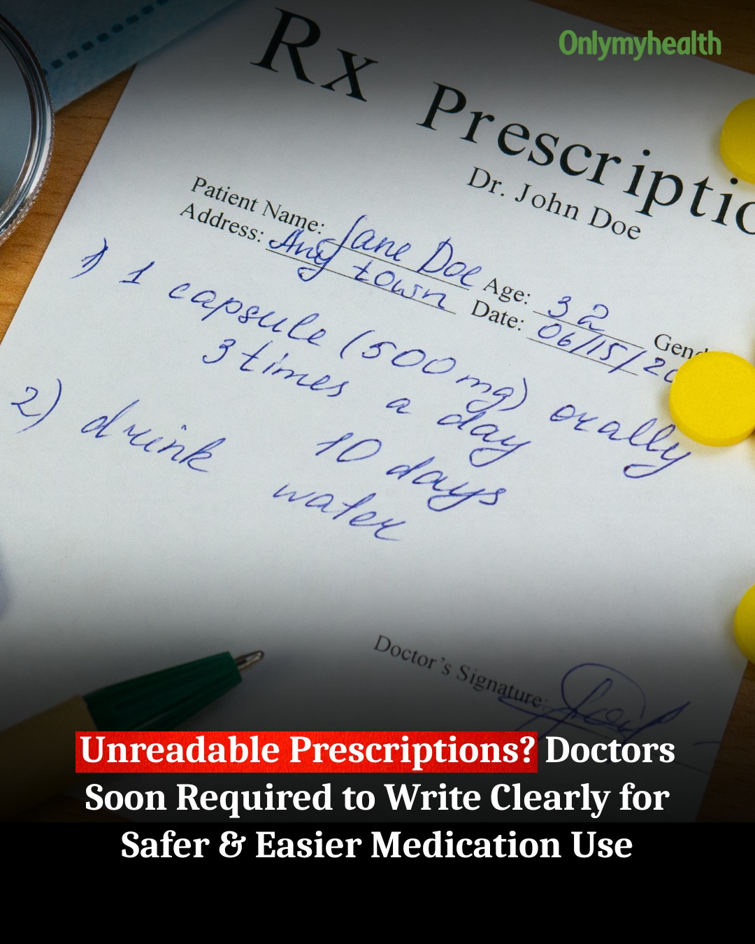 Onlymyhealth - Unreadable Prescriptions? Big Changes Are... | Facebook