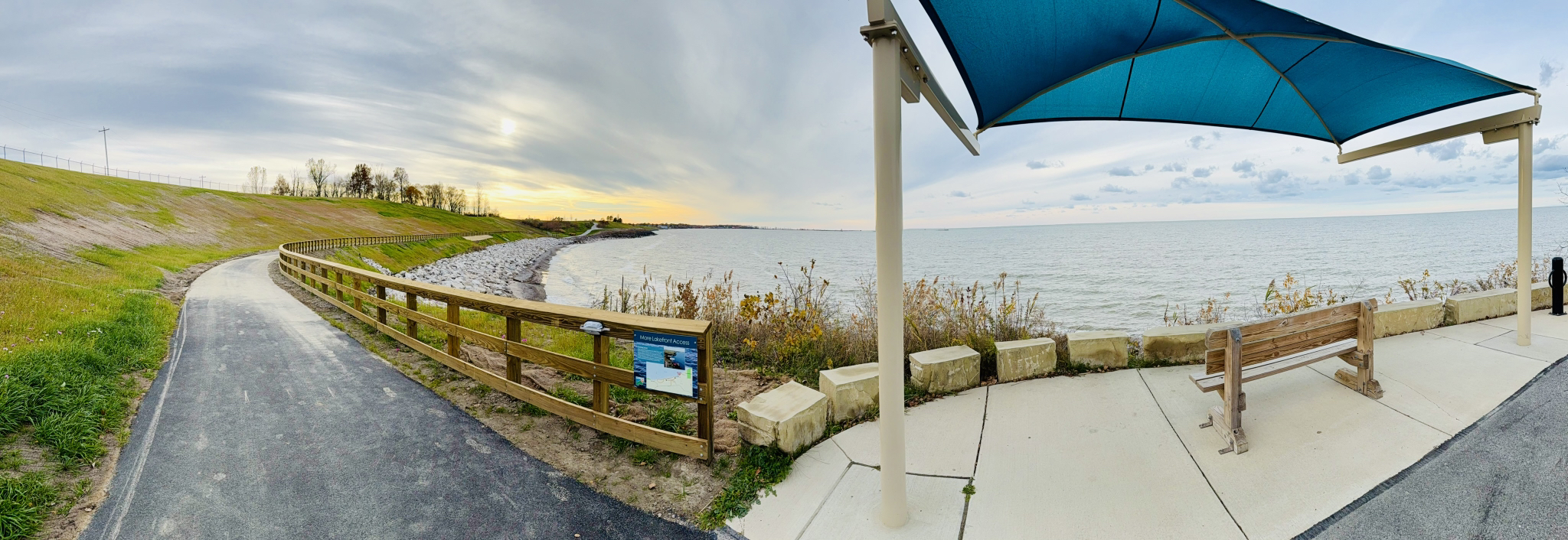 Lake Metroparks - Beautiful #sunset tonight over #LakeErie at Willowick ...