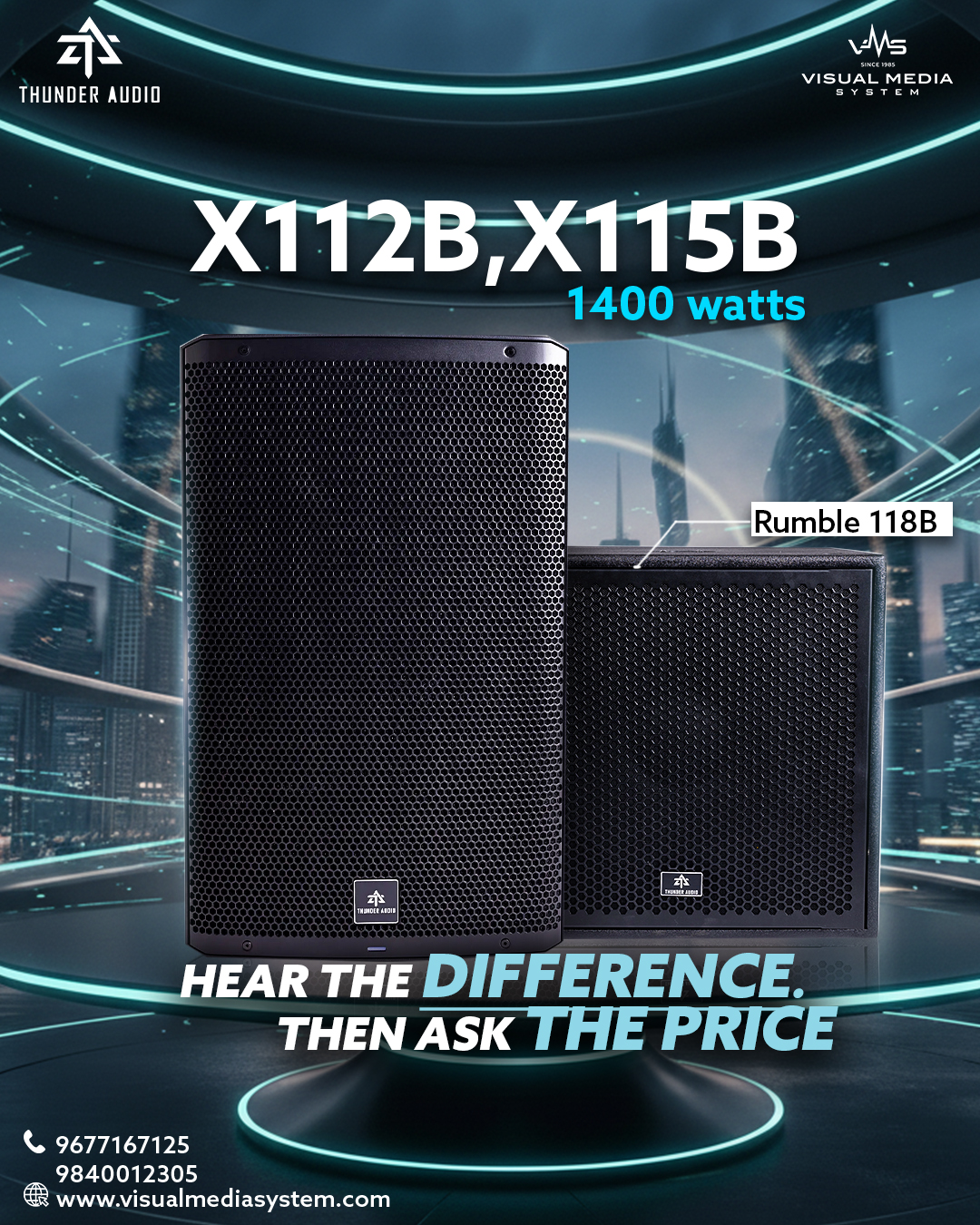 VISUAL - 🔥 Thunder Audio X115B & X112B – The Sound Dominator! 🎶 Elevate ...