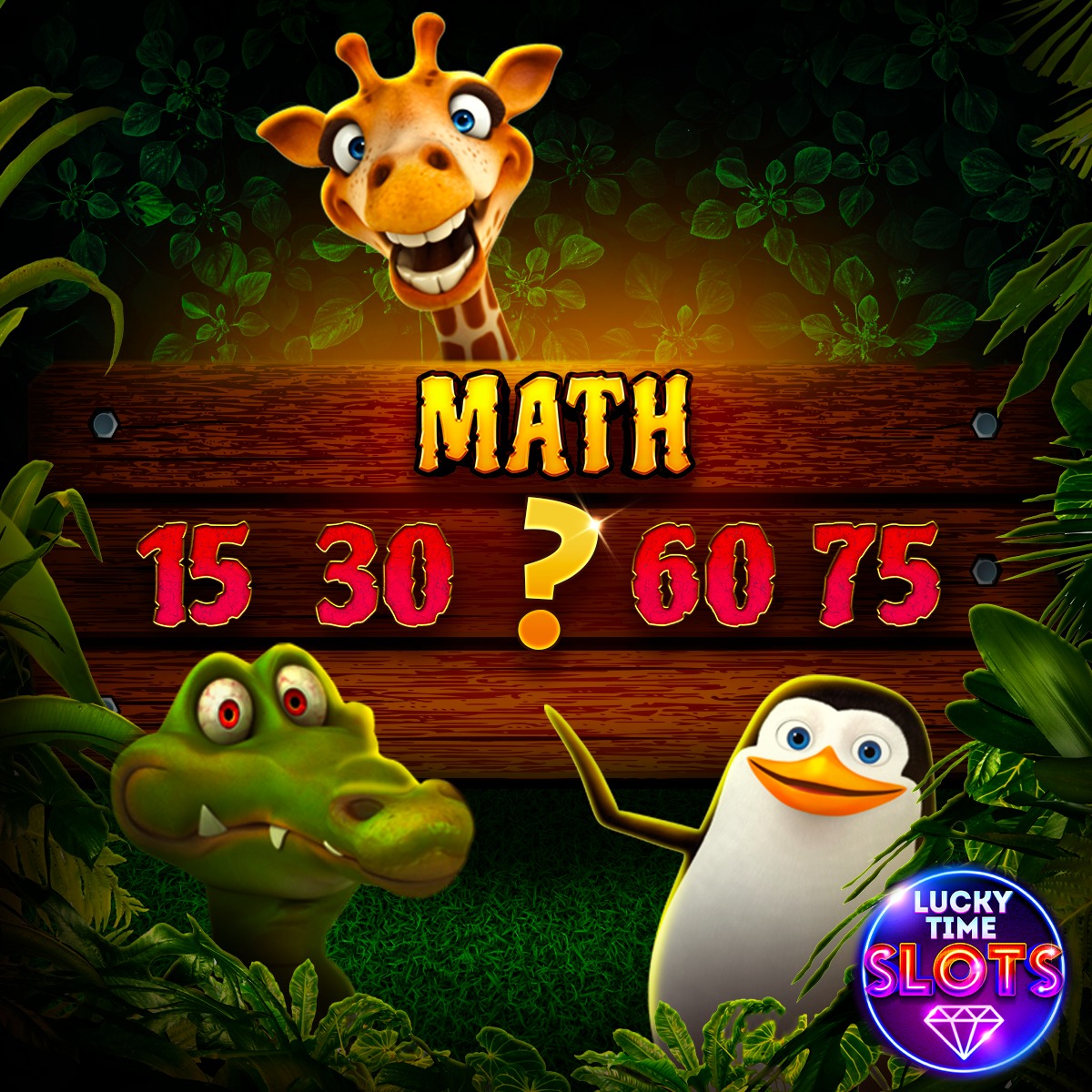 🤔 Can you solve this zoo math puzzle?... - Lucky Time Slots | Facebook