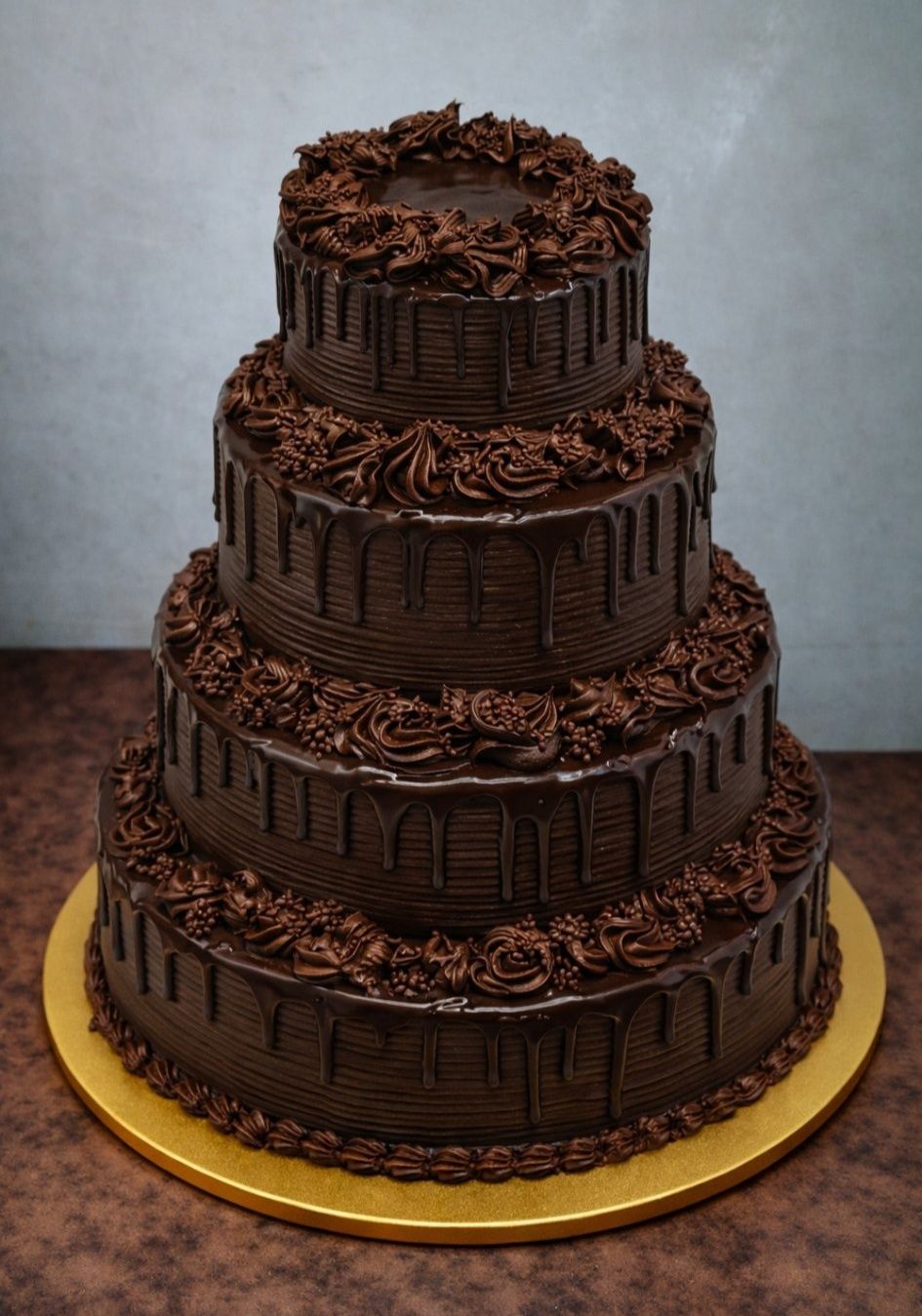 cake Ultimate Chocolate 4 Tier Cake | Luxury Chocolate Designer Cake