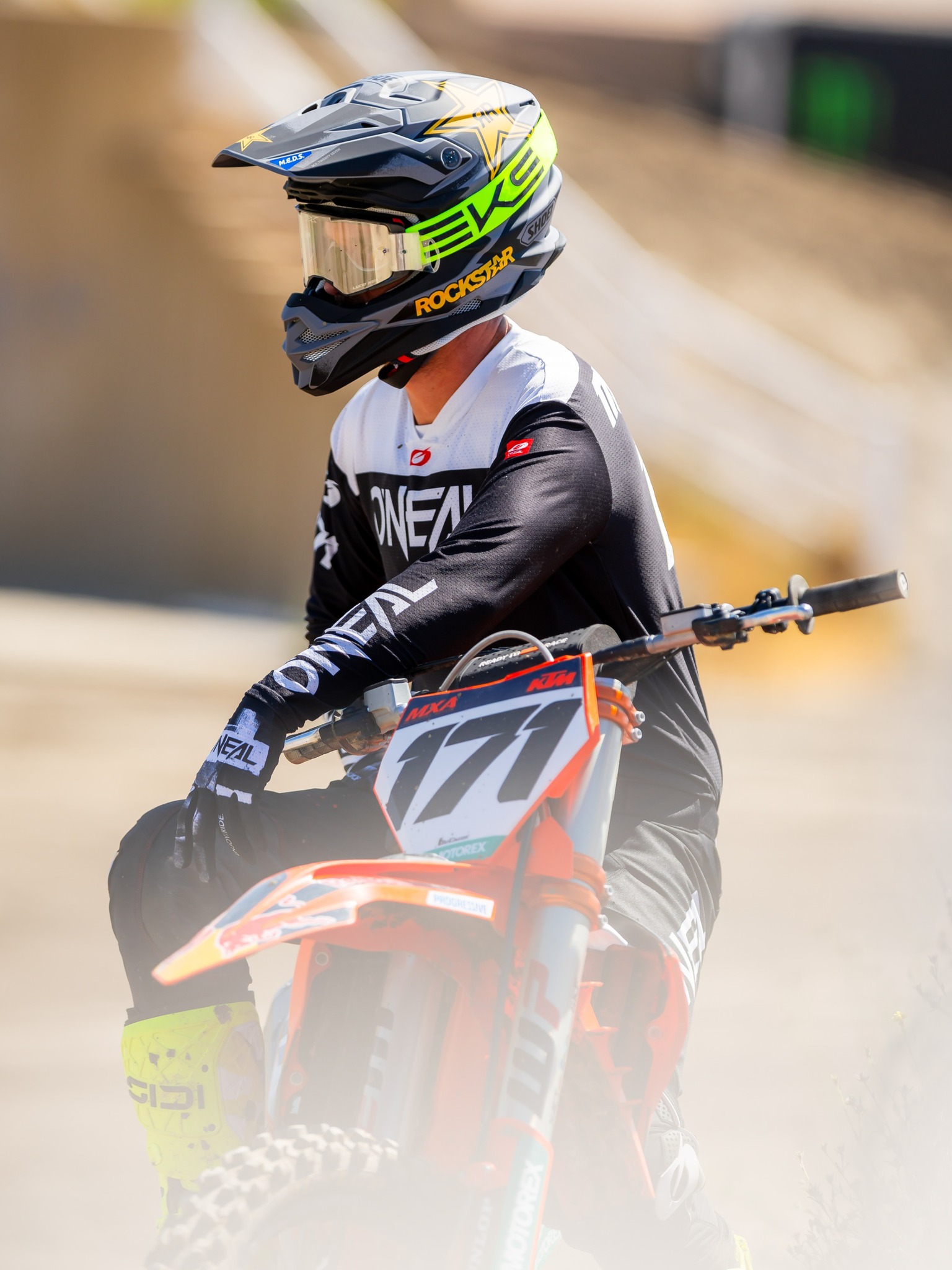 shoei dirtbike helmets VFX-EVO Malcolm Stewart MS27 Helmet LG EVO Helmet A premium off Shoei Helmets USA added a
