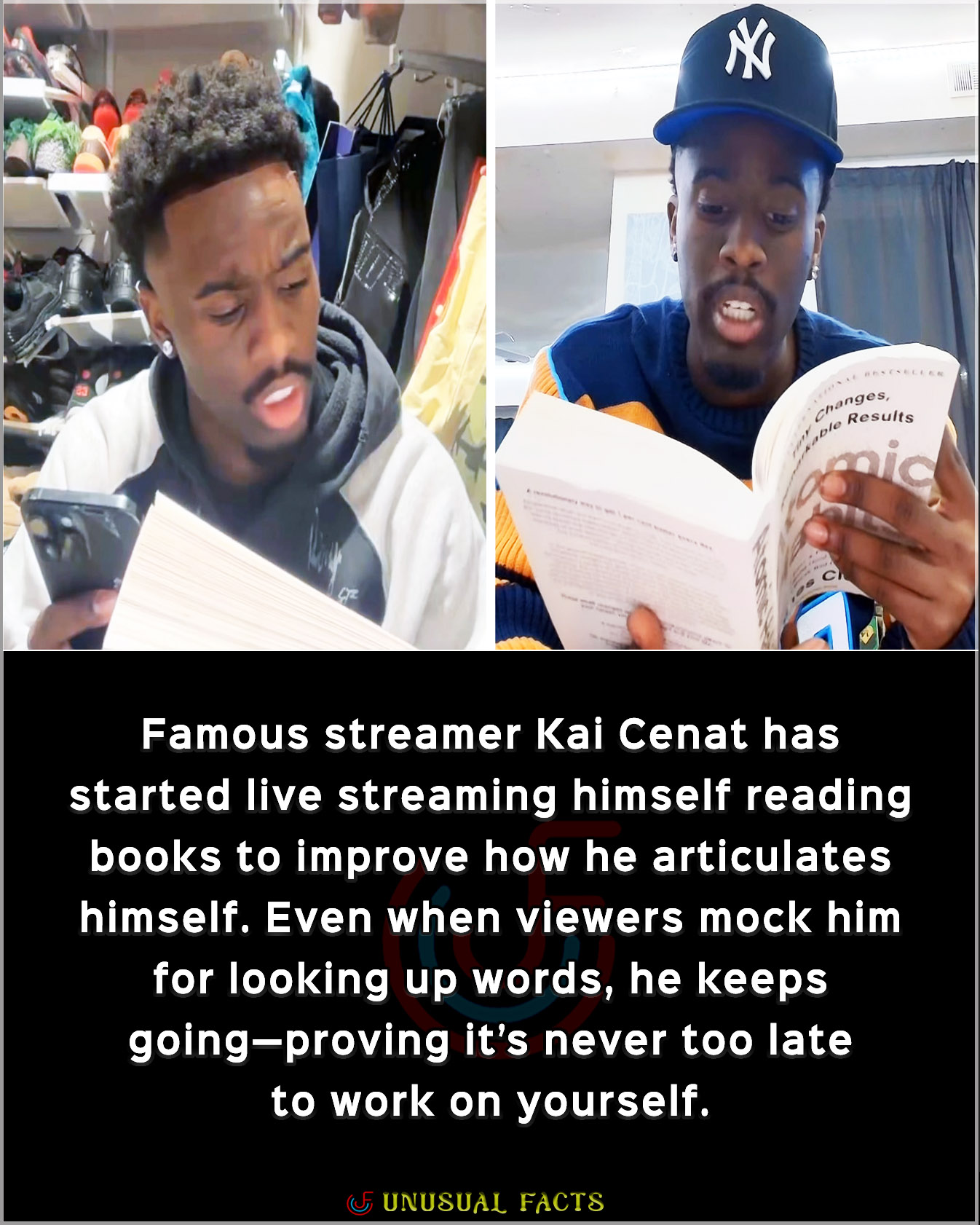 Unusual - The Power of 20 Minutes: Kai Cenat’s Literacy Revolution ! In ...