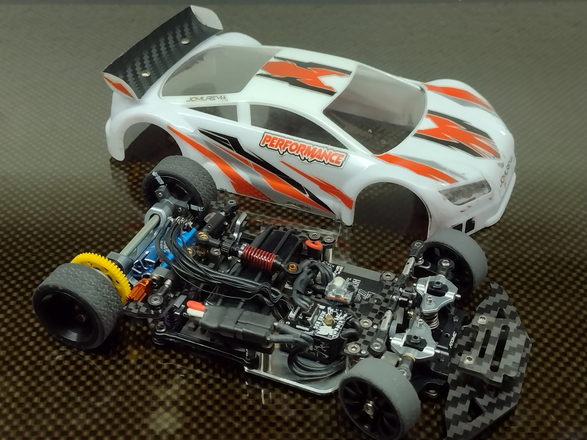 Mini-Z MR-04 RWD setup sheet modifications