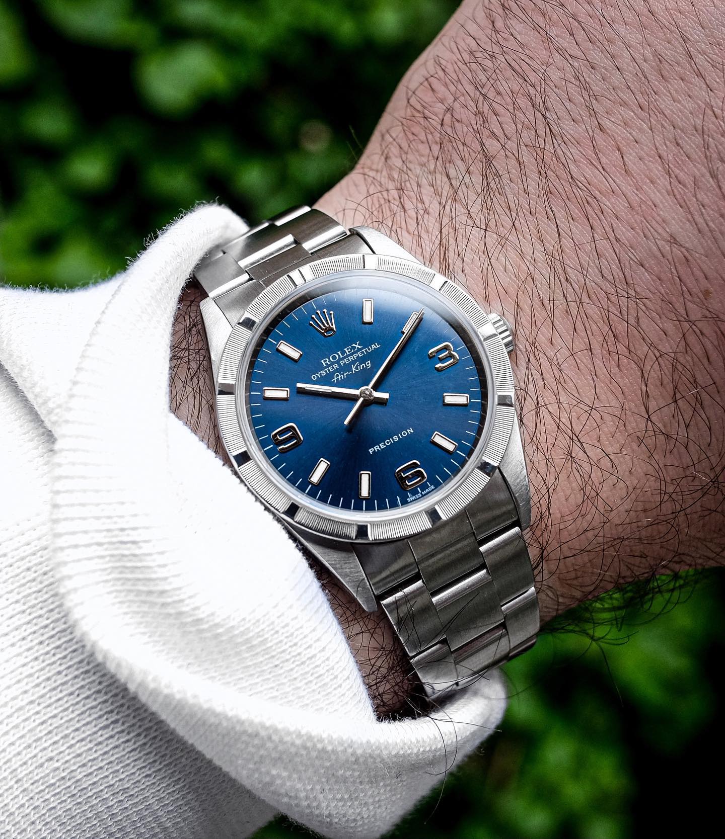 Brothers & Bezels - Rolex Air-King Ref. 14010M with an engine 