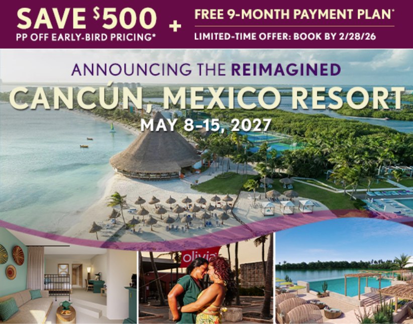 Olivia Travel - New Trip Alert!! Olivia’s 2027 Cancún,... | Facebook