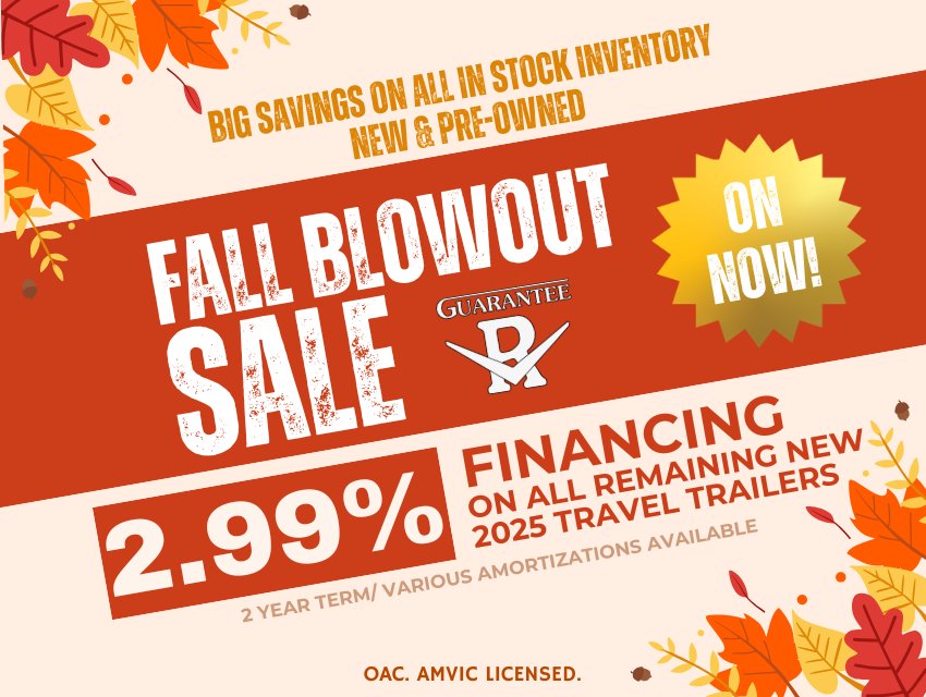 Guarantee RV - 🍁🔥 THE FALL BLOWOUT SALE IS ON NOW 🔥🍁 The... | Facebook