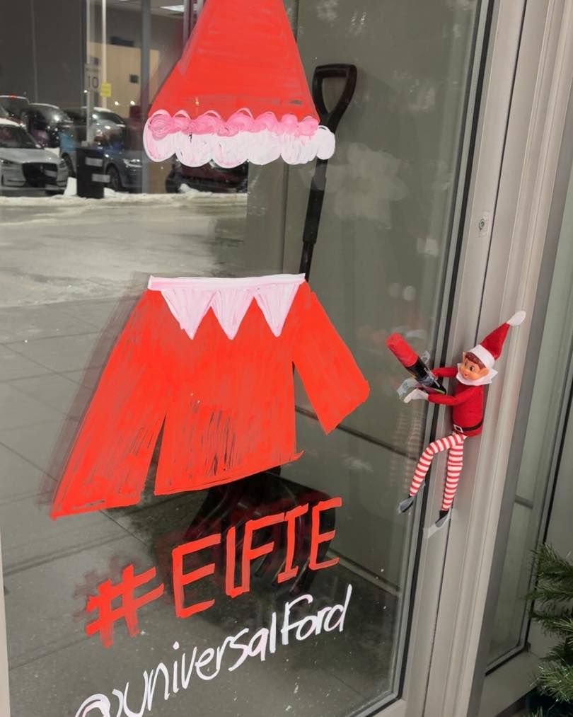 Universal - Elf on duty at the Ho Ho Holiday Sales Event—spreading ...