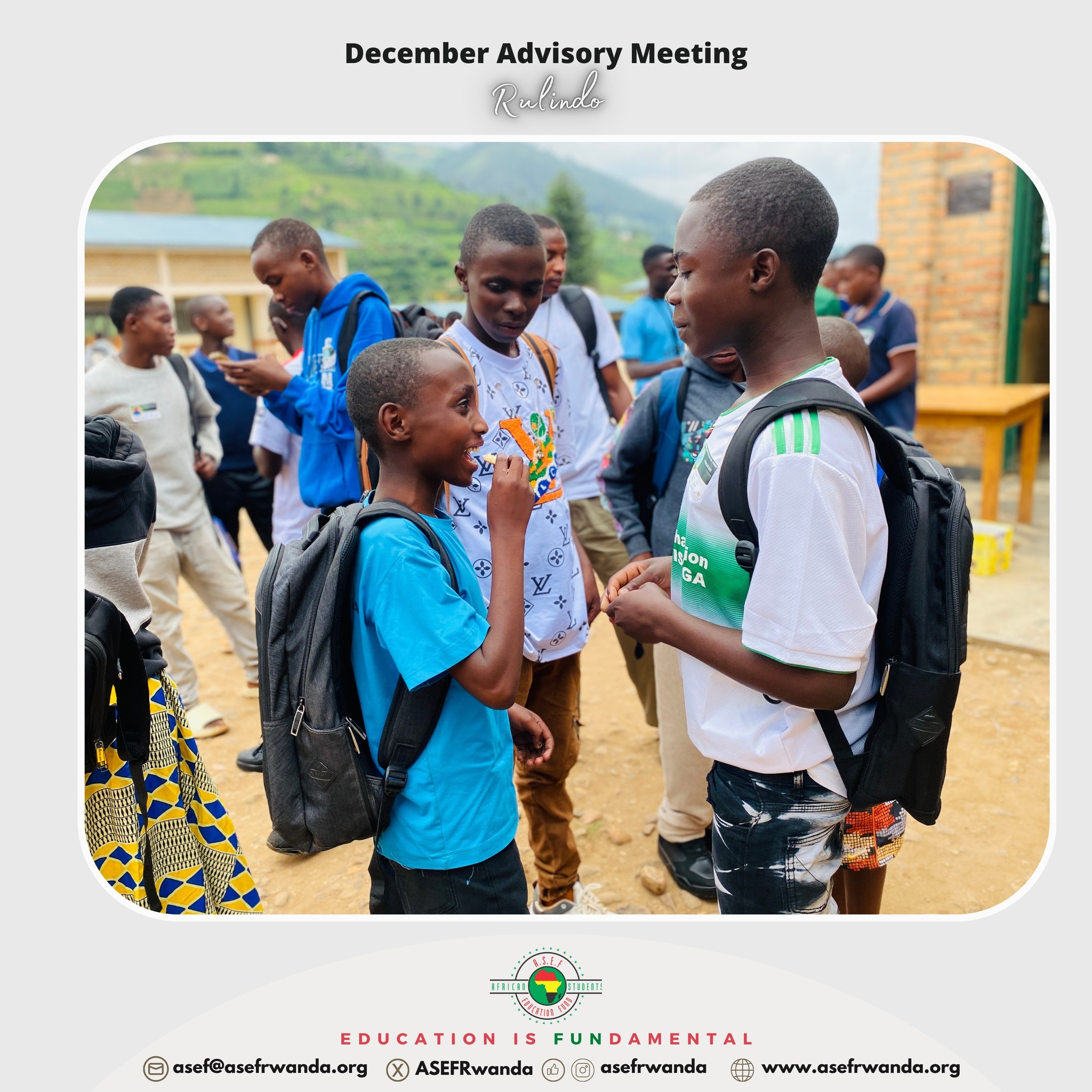 African Students' Education Fund - ASEF | Kigali