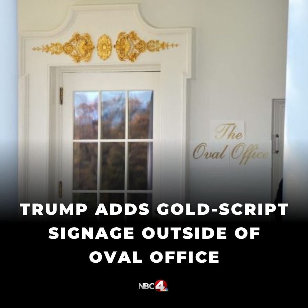 NBC4 - Photos showed a new gold-script sign that said “The... | Facebook