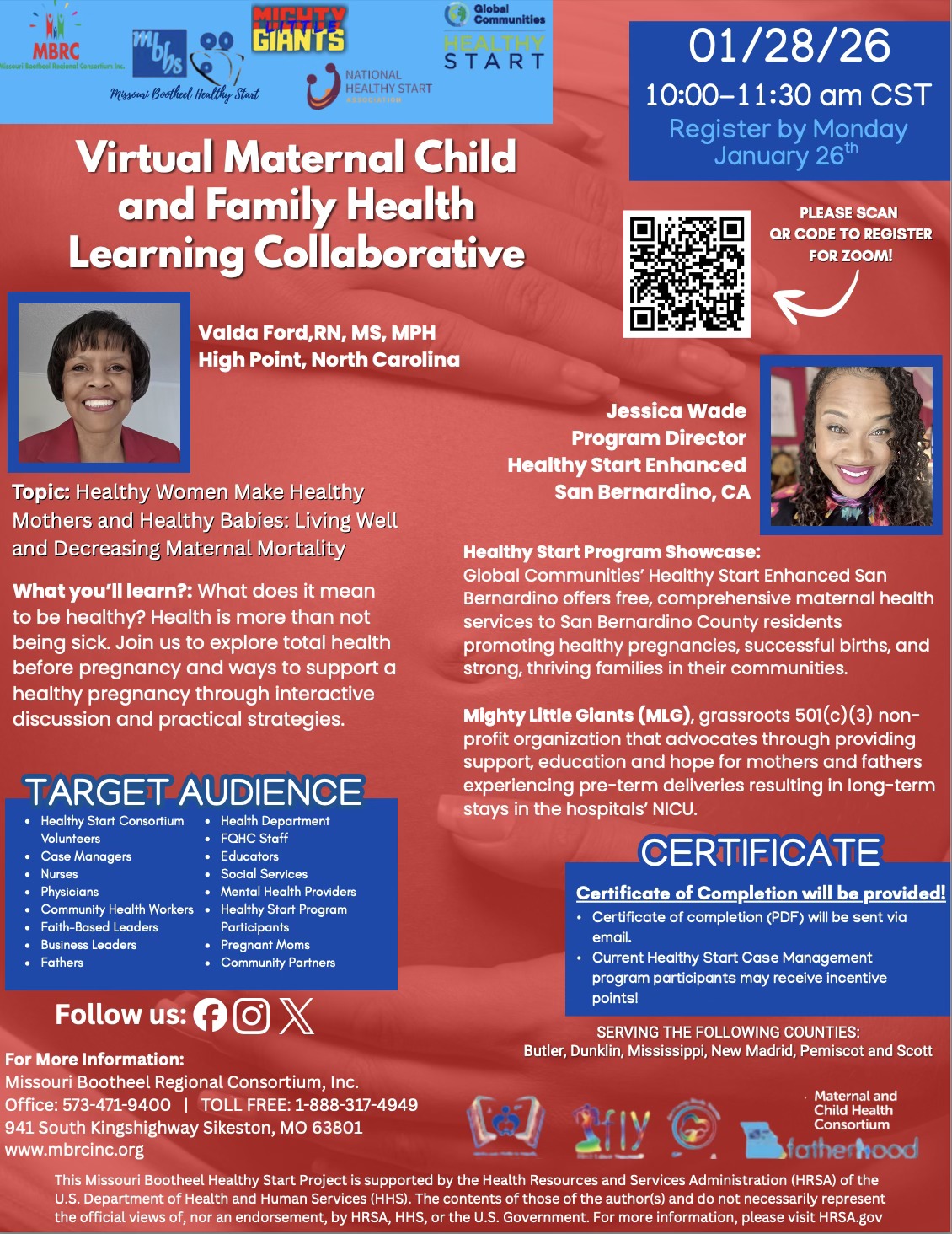 🌸 MBRC MCH Virtual... - Missouri Bootheel Regional Consortium | Facebook