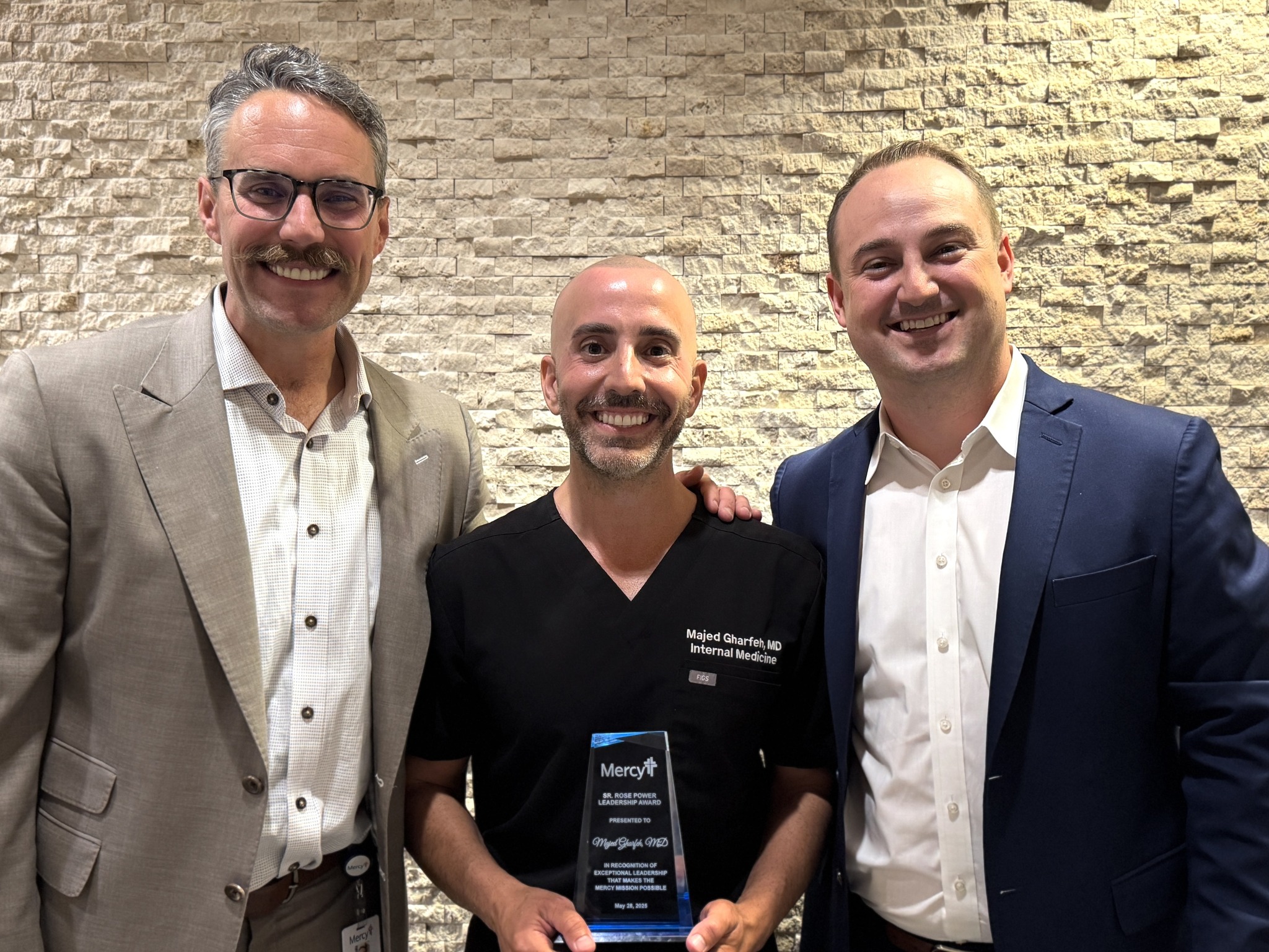 Mercy - Congratulations to Dr. Majed Gharfeh, the first physician to ...