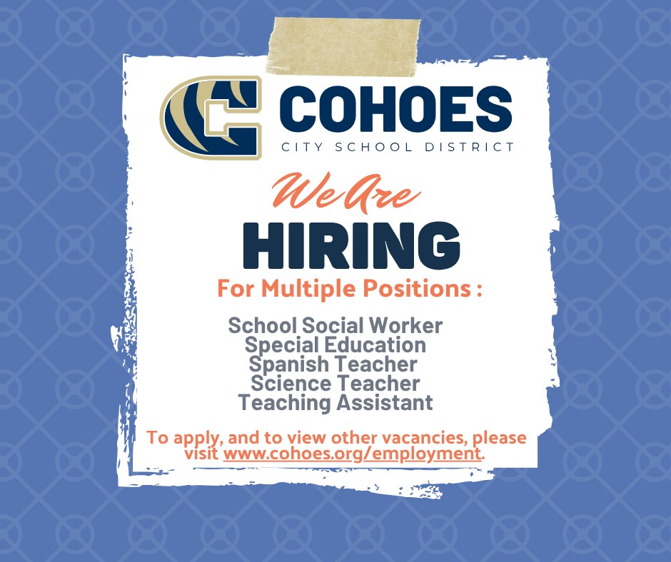 Cohoes City School District... - Cohoes City School District