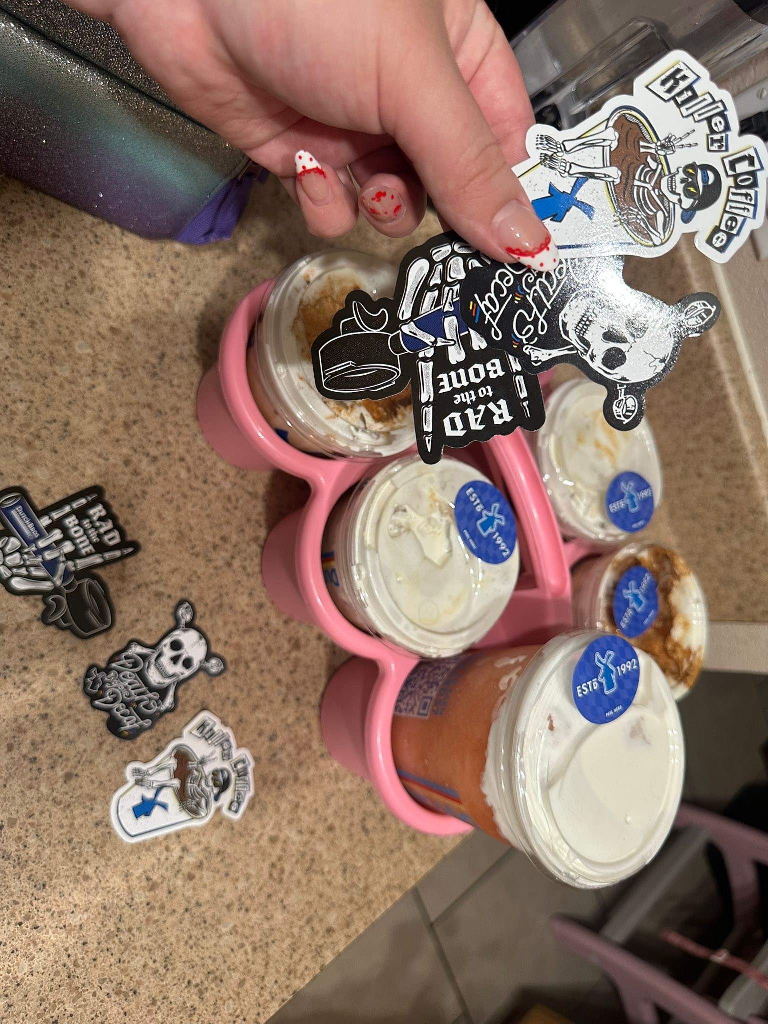 Collecting dutch bros coffee stickers