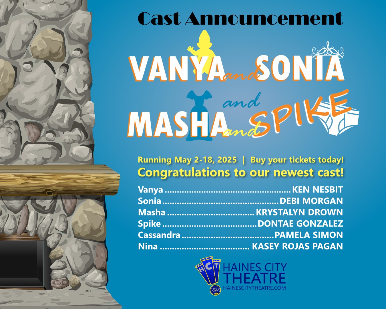 Haines City Theatre - We are excited to announce our newest cast for ...