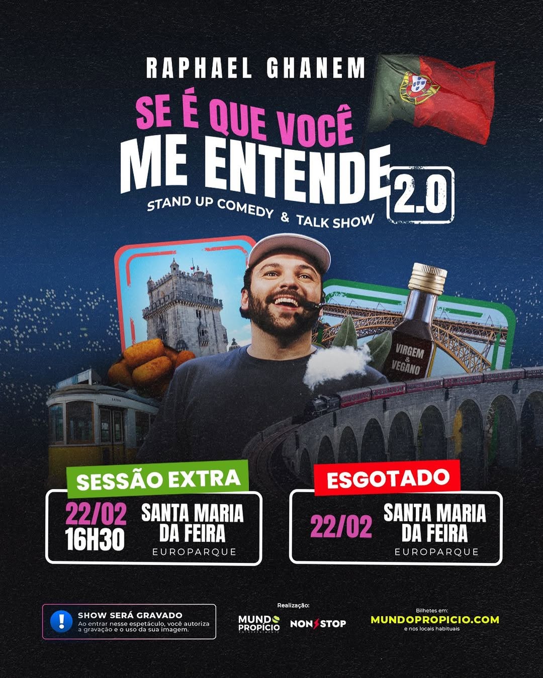 Europarque - 🎙 Se 1 espetáculo de Raphael Ghanem já é bom, 𝟮 𝗲́ 𝗮𝗶𝗻𝗱𝗮 ...