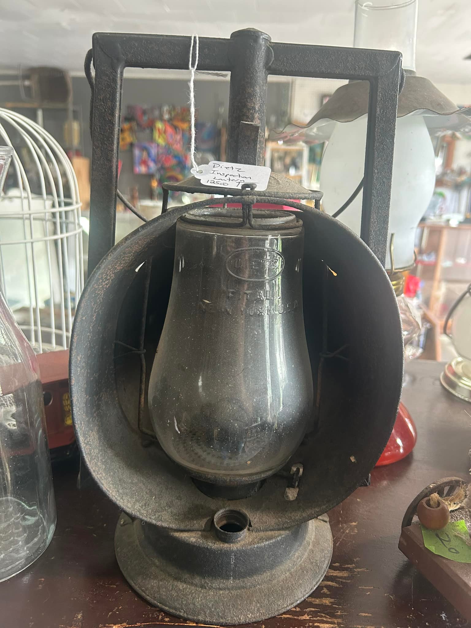Dietz railroad lantern found in Wooster, Ohio