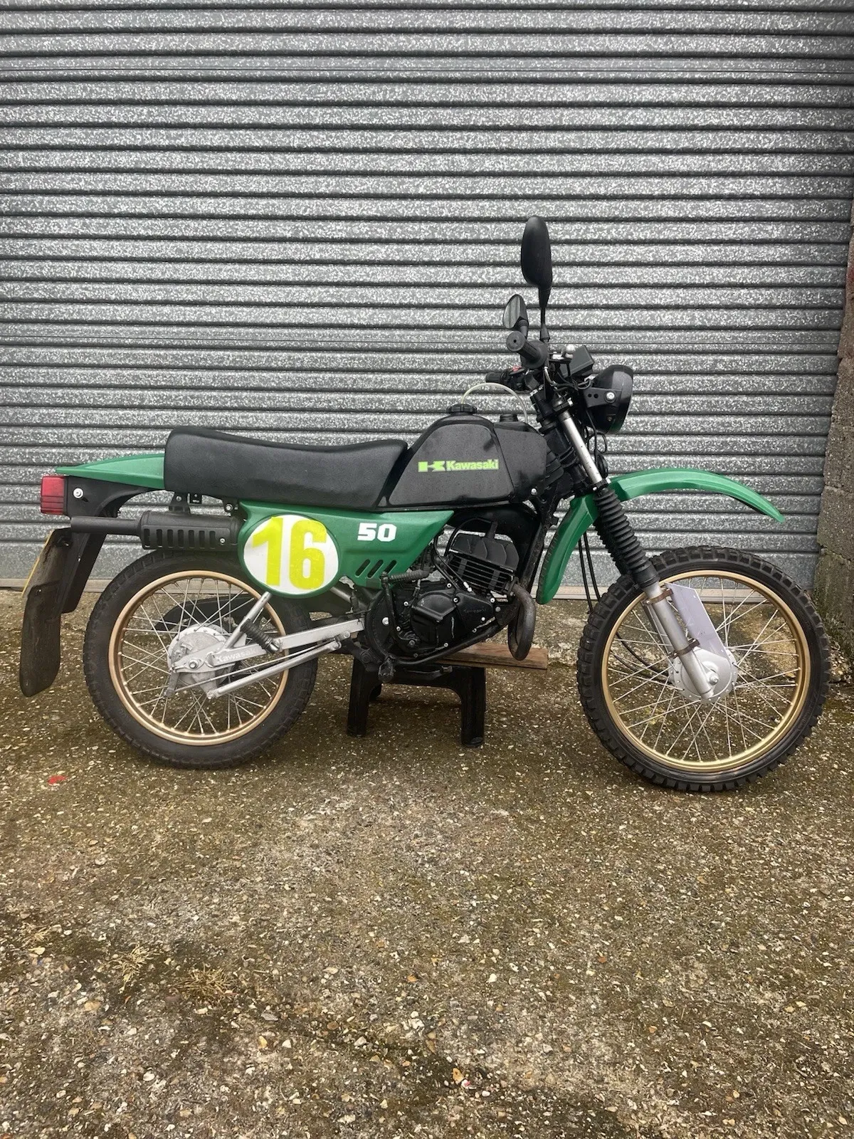 80's - Check out this rare 1984 Kawasaki AE 50 Moped that still