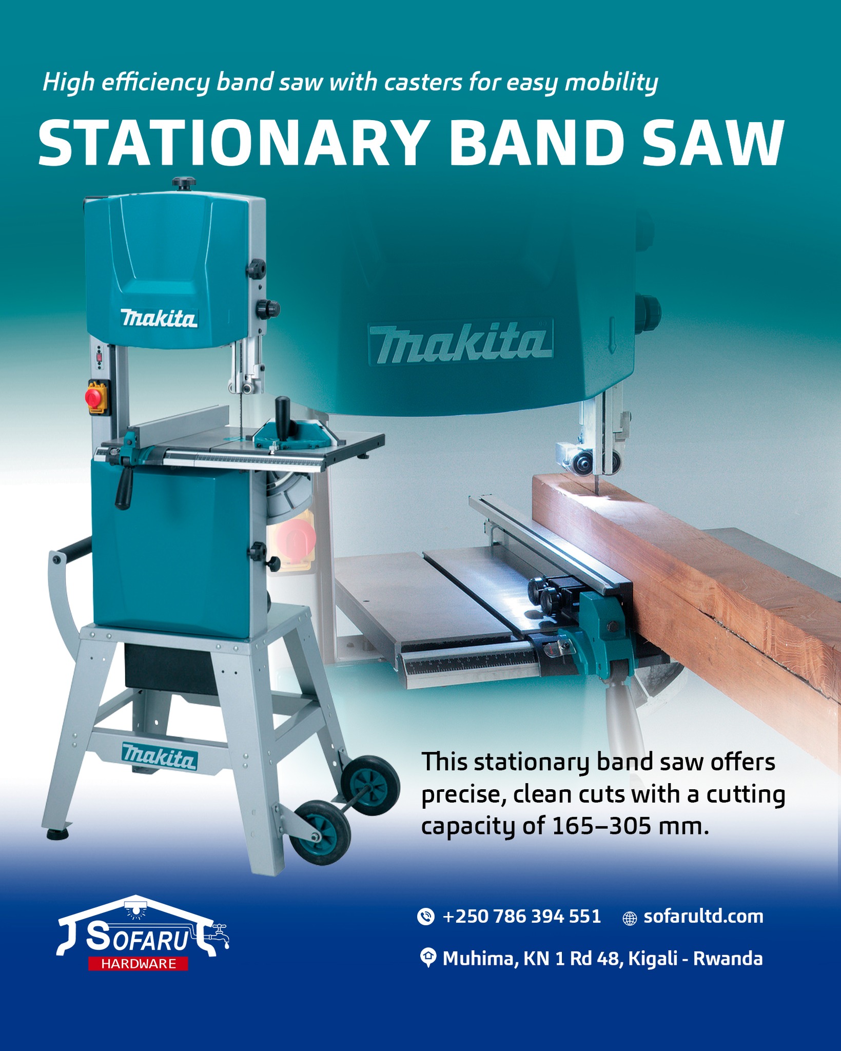 Sofaru - Precision meets mobility! The Band Saw LB1200F (900W • 305mm ...