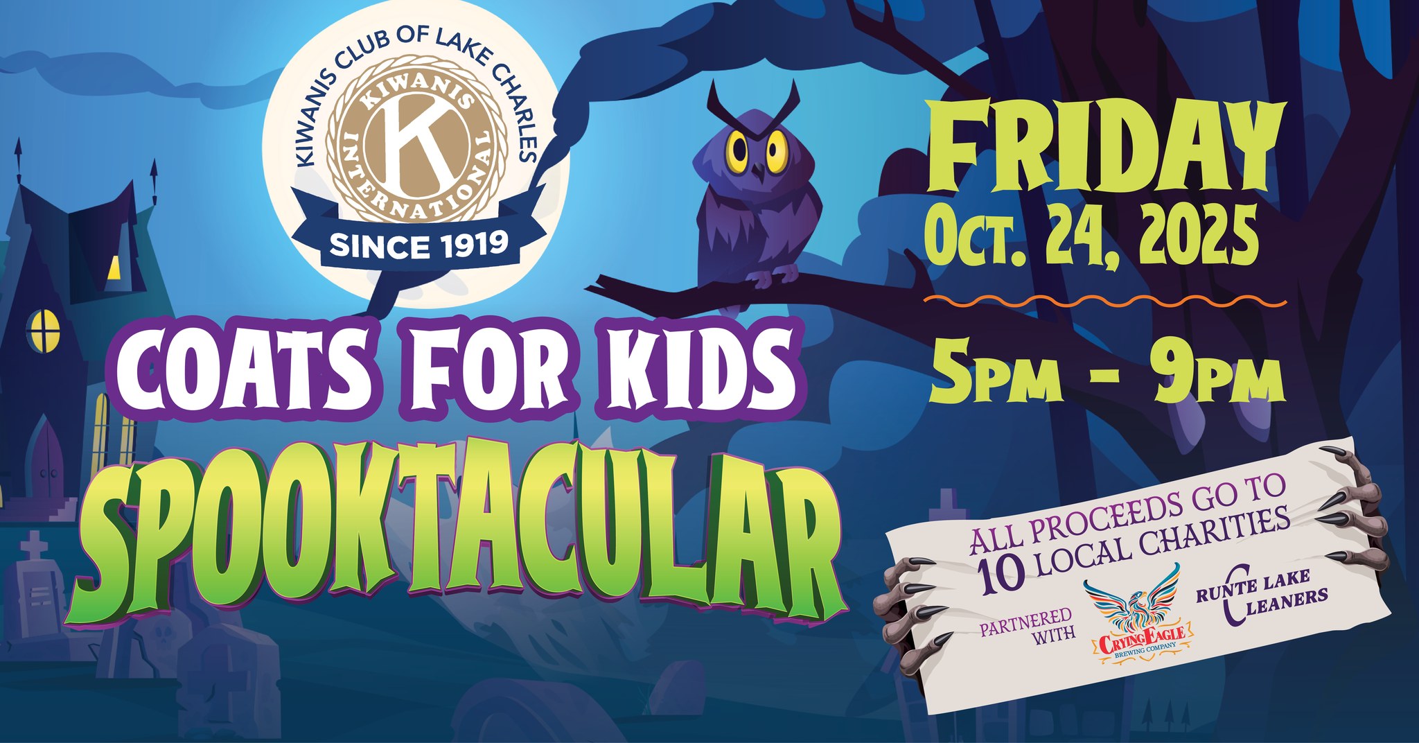 KPLC - Mark your calendars for this year's Coats for Kids Spooktacular ...