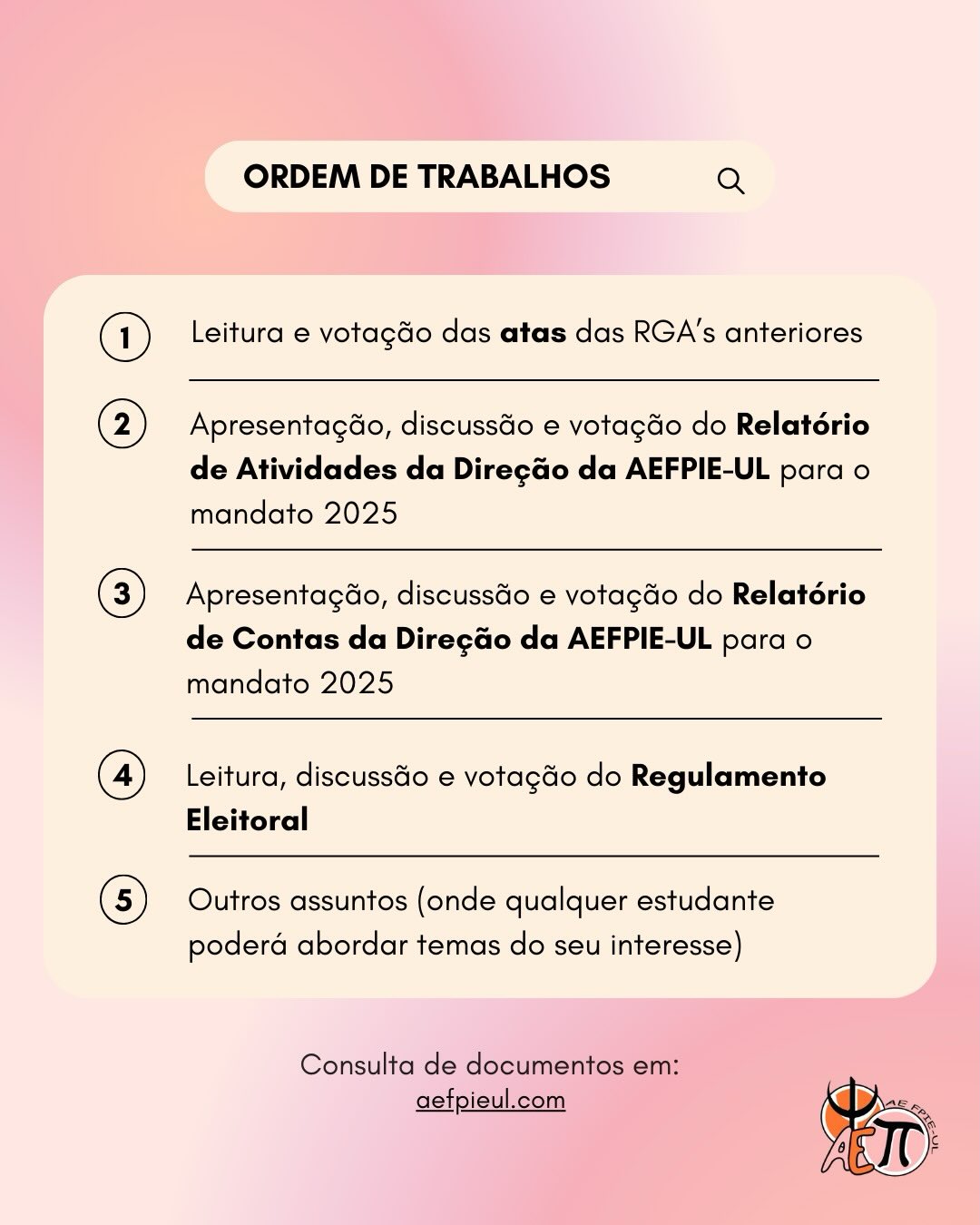 AE FPIE | Lisbon