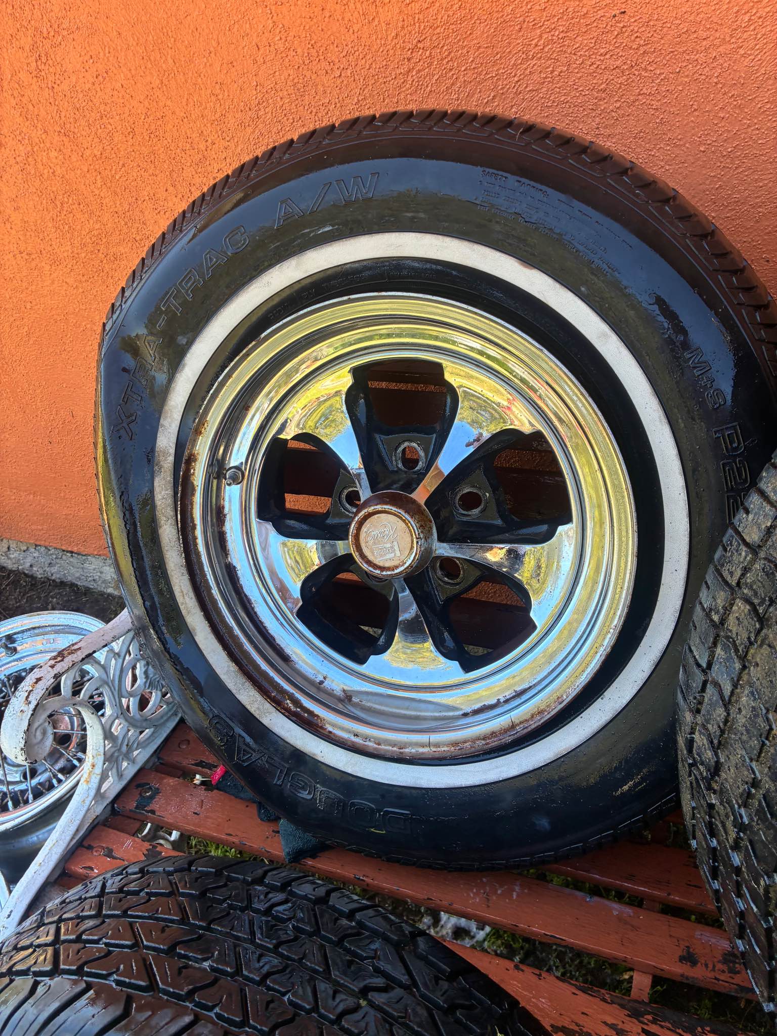 Vintage Hotrod Keystone classic muscle car rims 15x8 - Car Wheels ...