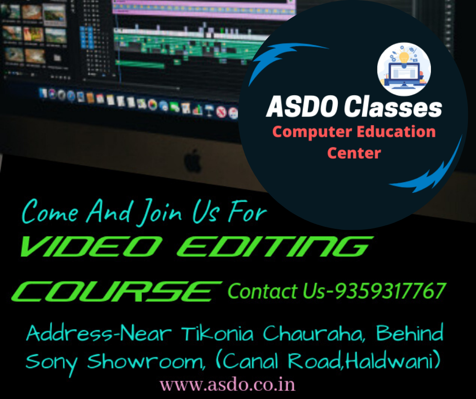 ASDO - Video Editing Course Available. VFX Basics Video Editing Chroma ...