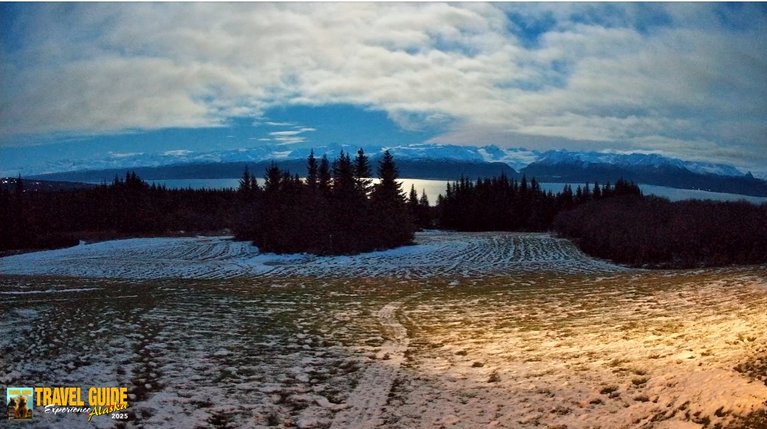 Travel - 💙 Moonlight over Kachemak Bay from the new aurora cam at ...