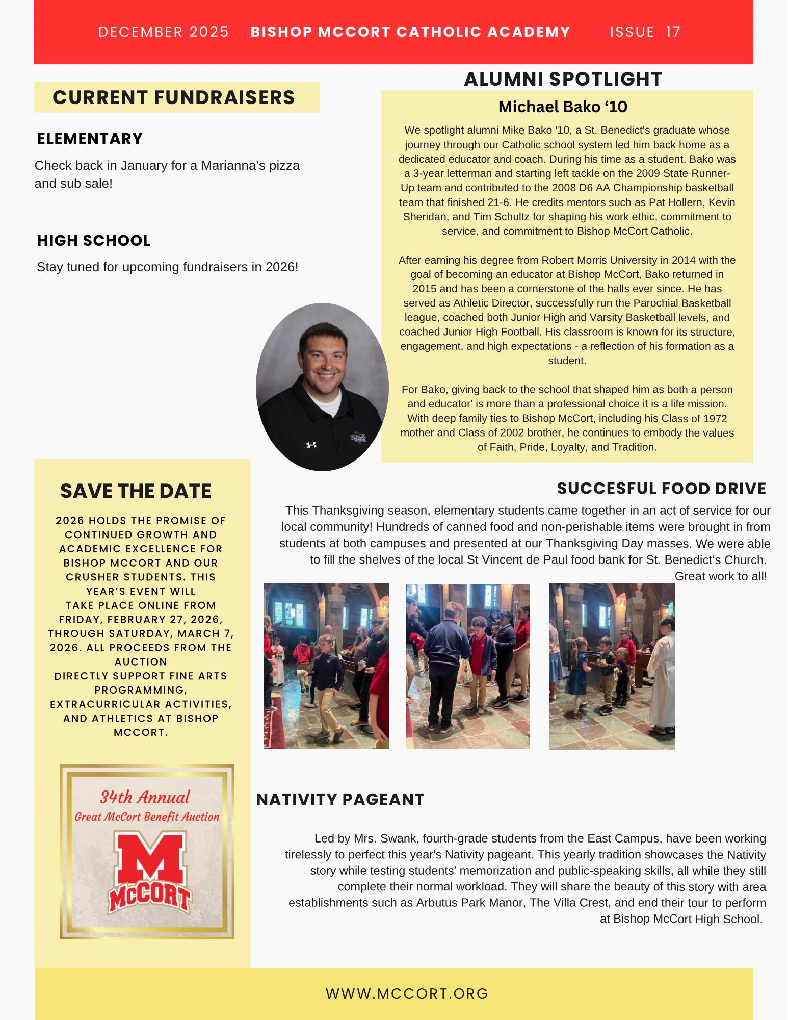Bishop McCort... - Bishop McCort Catholic High School