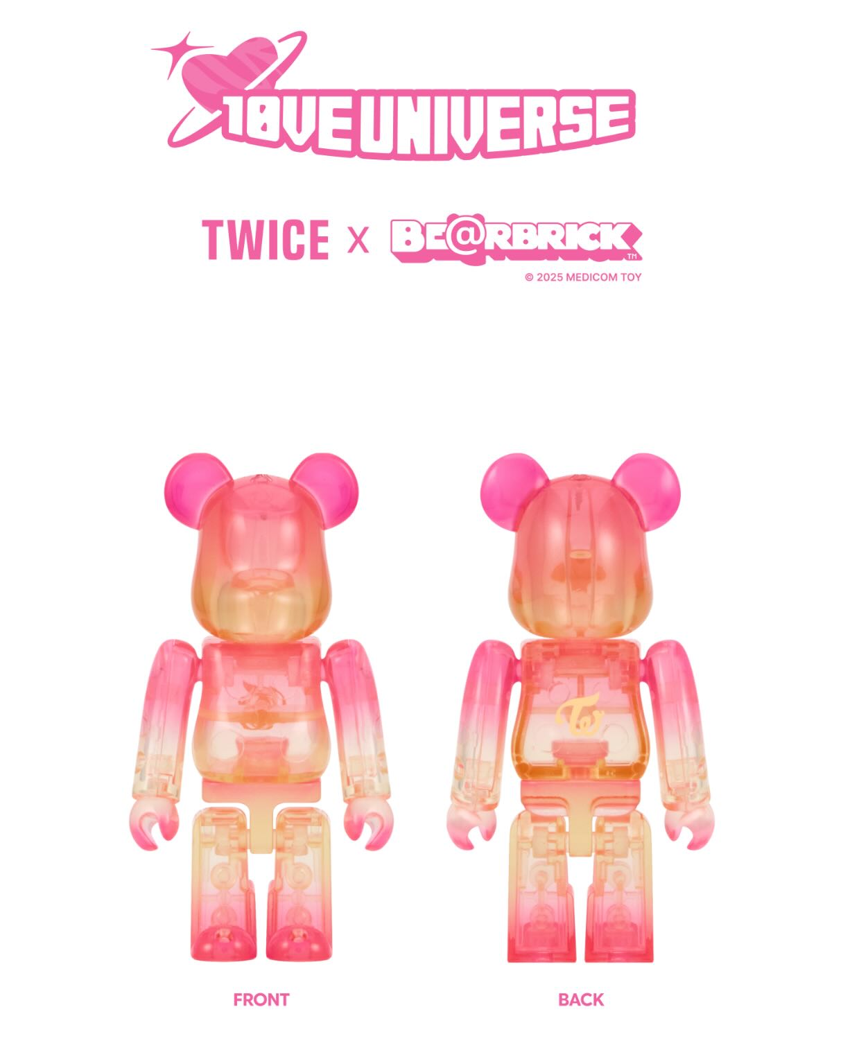 💖 TWICE x BE@RBRICK Keyring Limited Edition ✨ Available