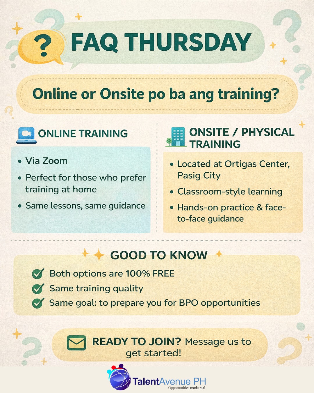 Talent Avenue PH added a new photo — at... - Talent Avenue PH