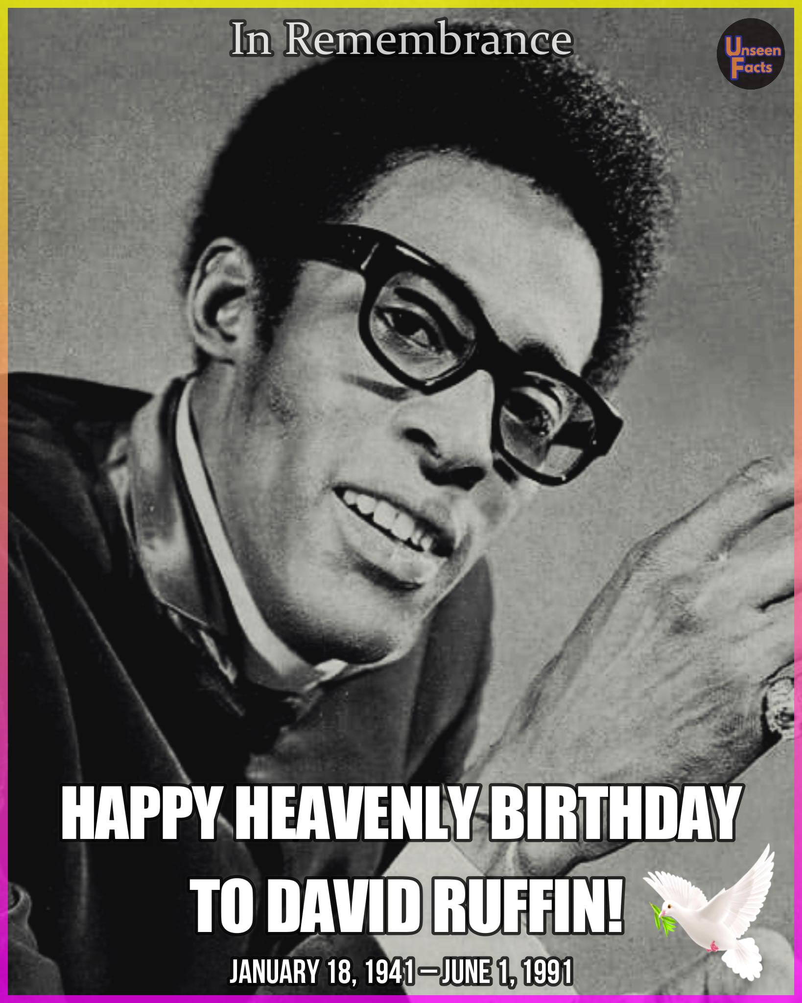 Unseen - Remembering David Ruffin, iconic singer best known as the ...
