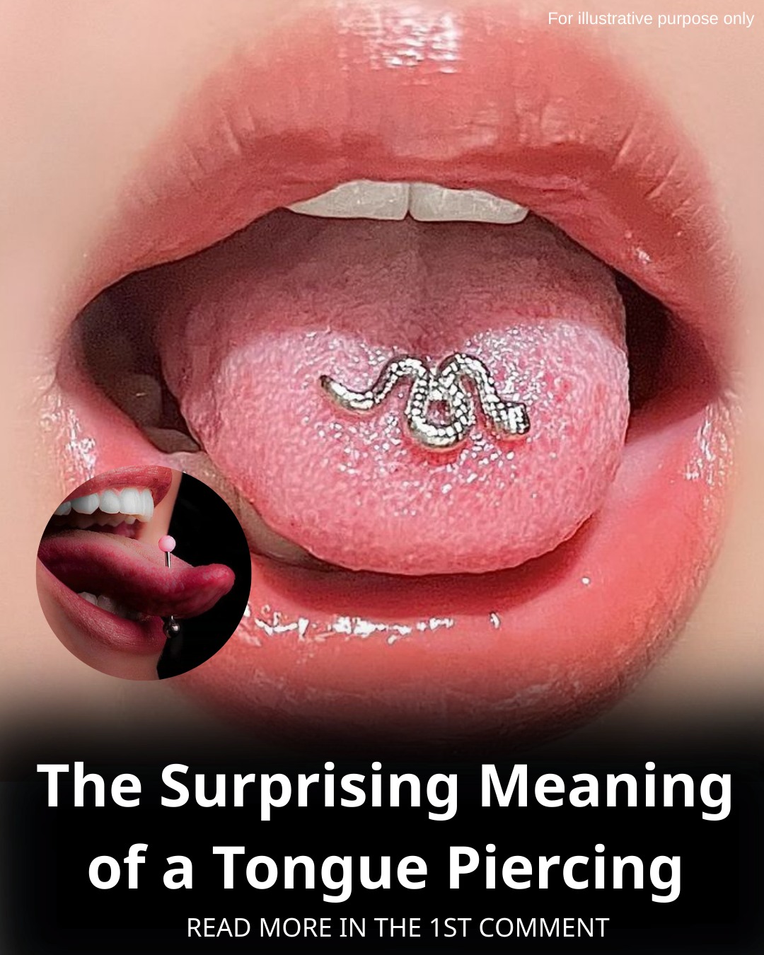 TOP - The Surprising Meaning of a Tongue Piercing😱😱 | Facebook