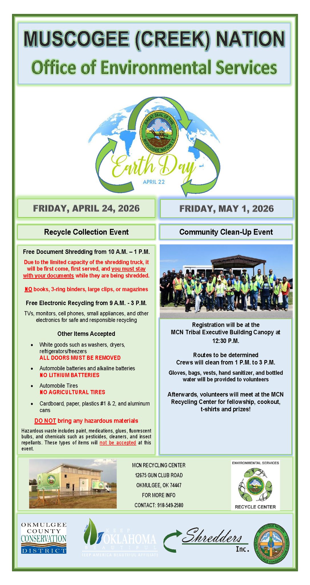 Muscogee Creek Nation Office of Environmental Services | Okmulgee OK