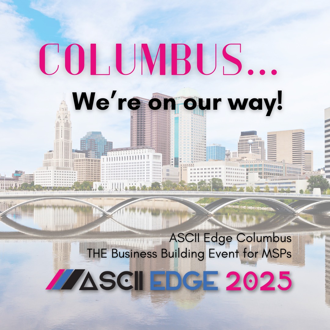 The ASCII - #columbus, we’re on our way! 🏙️ #ASCIIEDGE 2025 hits # ...
